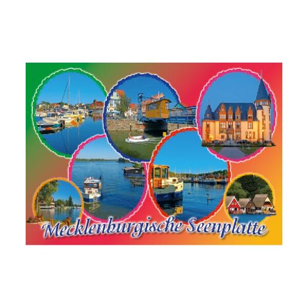 Mecklenburgische Seenplatte Postkarten LUX Motive MEC-002