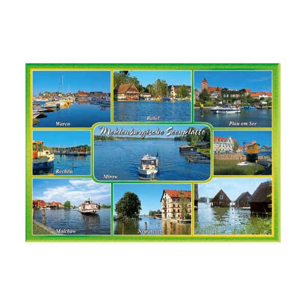 Mecklenburgische Seenplatte Postkarten LUX Motive MEC-005