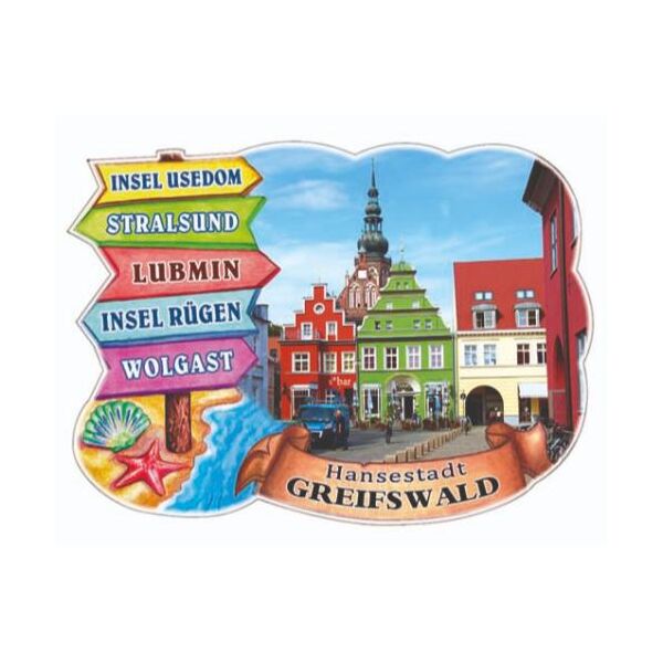 Greifswald Kühlschrankmagnete ABS Motive GRD-1