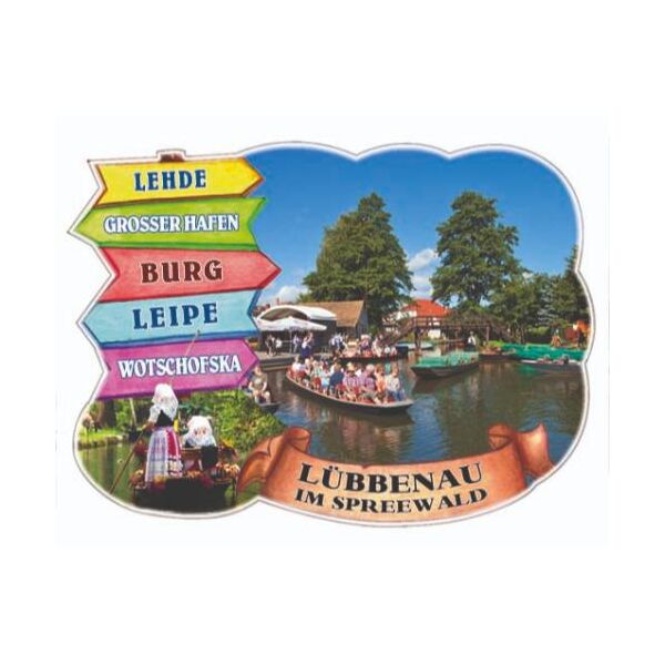 Lübbenau Spreewald Kühlschrankmagnete ABS Motive SPREE-1