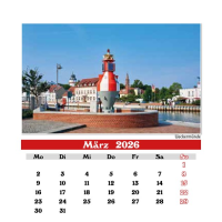 Allgemeiner Tischkalender 2027 Ostseemotive