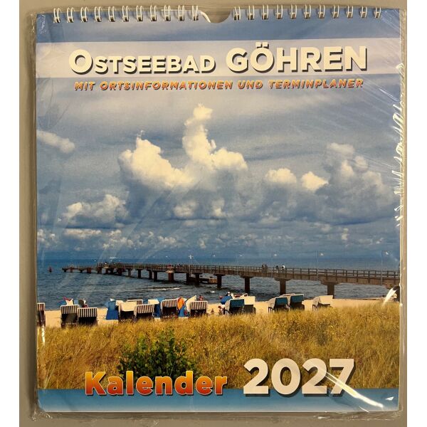 Göhren auf Rügen Wandkalender 2027 mit Terminplaner für Ostseebad Göhren 2027er-Kalender!!!