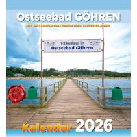 Göhren auf Rügen Wandkalender 2027 mit Terminplaner für Ostseebad Göhren 2027er-Kalender!!!