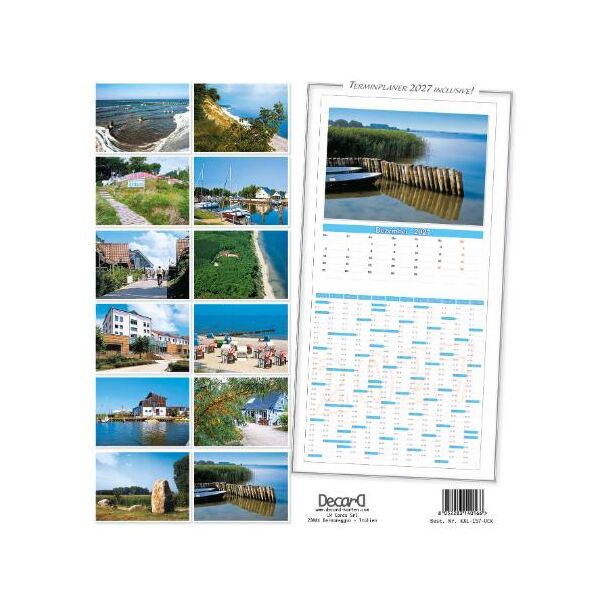 Ückeritz Wandkalender 2027 Seebad Ückeritz Insel Usedom Ostseebad