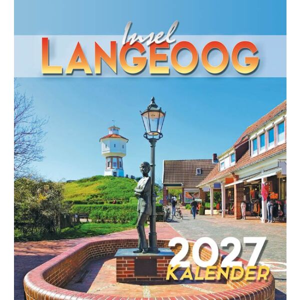 Insel Langeoog Tischkalender 2027 Motive 229-LAN27 Buchhandlung Krebs-Version