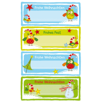 Sticker - Aufkleber - Frohe Weihnachten