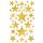 Sticker - Aufkleber - Holo-Sterne gold - Weihnachten