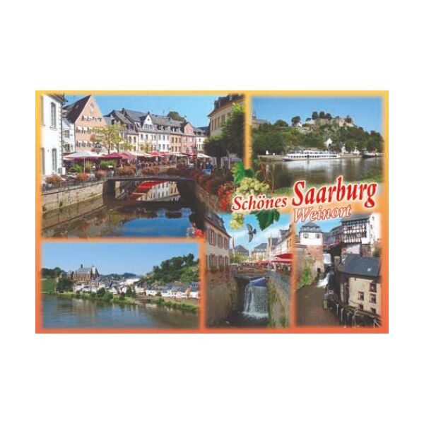 Saarburg an der Saar Kühlschrankmagnet Schönes Saarburg 5 Fotomotive