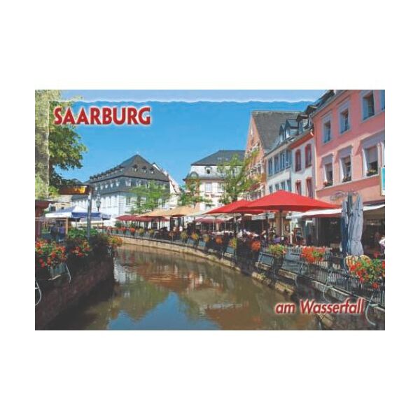 Saarburg an der Saar Kühlschrankmagnet am Wasserfall Fotomotiv