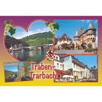 Traben-Trarbach Kühlschrankmagnet 4 Fotos Herz Mosel...