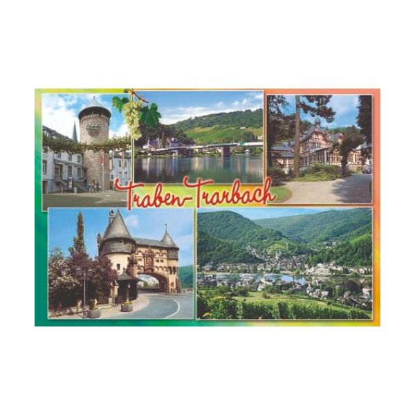 Traben-Trarbach Kühlschrankmagnet 5 Fotomotive Moselort