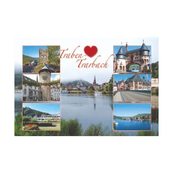 Traben-Trarbach Kühlschrankmagnet Mosel Herz Bilder