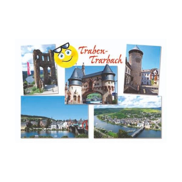 Traben-Trarbach Kühlschrankmagnet 5 Fotos Smiley