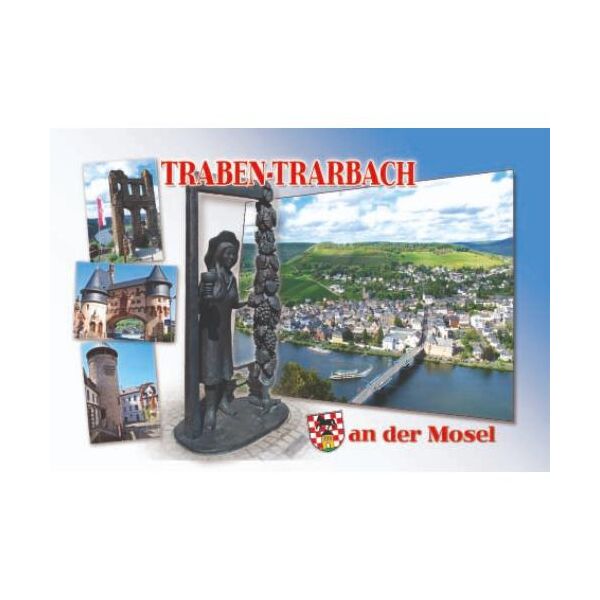 Traben-Trarbach an der Mosel Kühlschrankmagnet 4 Fotomotive