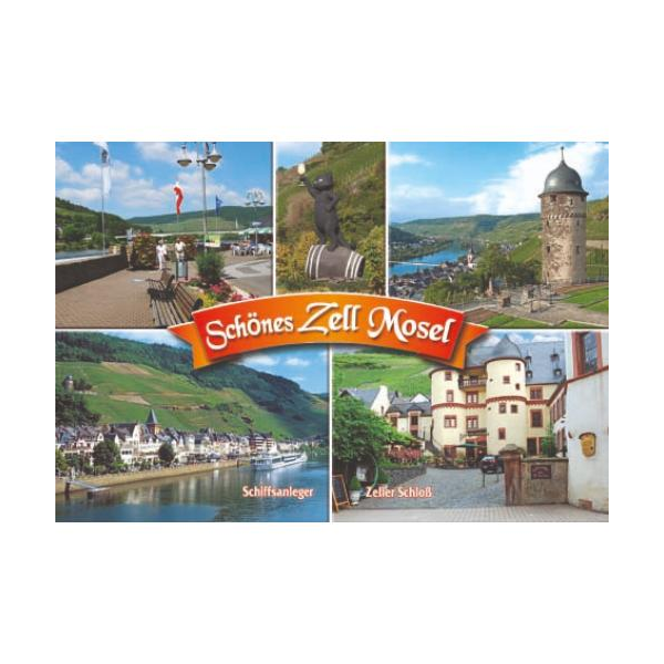 Zell an der Mosel Kühlschrankmagnete Motive 006 schönes Zell Mosel Zeller Schloß