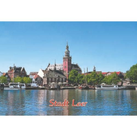 Leer Kühlschrankmagnete Motive 001 Stadt Leer