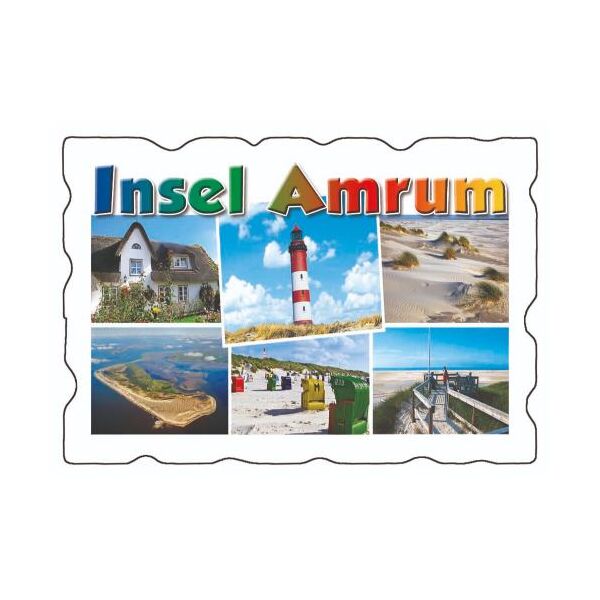Insel Amrum Kühlschrankmagnete ABS Motive AMR-002