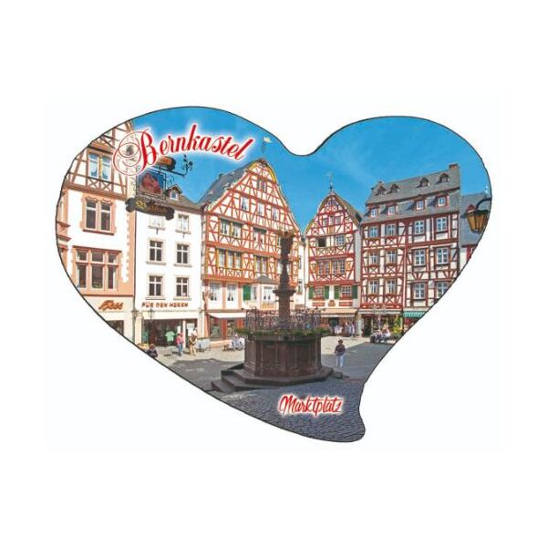 Bernkastel-Kues Kühlschrankmagnet ABS Motiv Herzform