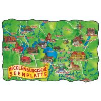 Mecklenburgische Seenplatte Kühlschrankmagnete ABS...
