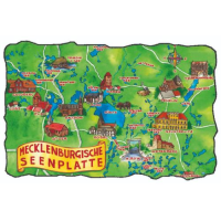 Mecklenburgische Seenplatte Kühlschrankmagnete ABS...