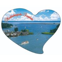 Mecklenburgische Seenplatte Kühlschrankmagnete ABS...