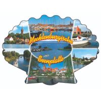 Mecklenburgische Seenplatte Kühlschrankmagnete ABS...