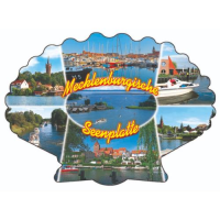 Mecklenburgische Seenplatte Kühlschrankmagnete ABS...