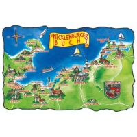Mecklenburg-Vorpommern Kühlschrankmagnete ABS Motive...