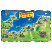 Mecklenburg-Vorpommern Kühlschrankmagnete ABS Motive...