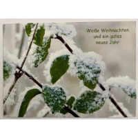 Weihnachten Postkarte 10,5 x 14,5 cm Weiße...