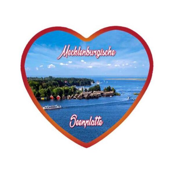 Mecklenburgische Seenplatte Glasmagnete Motive SEEN-1
