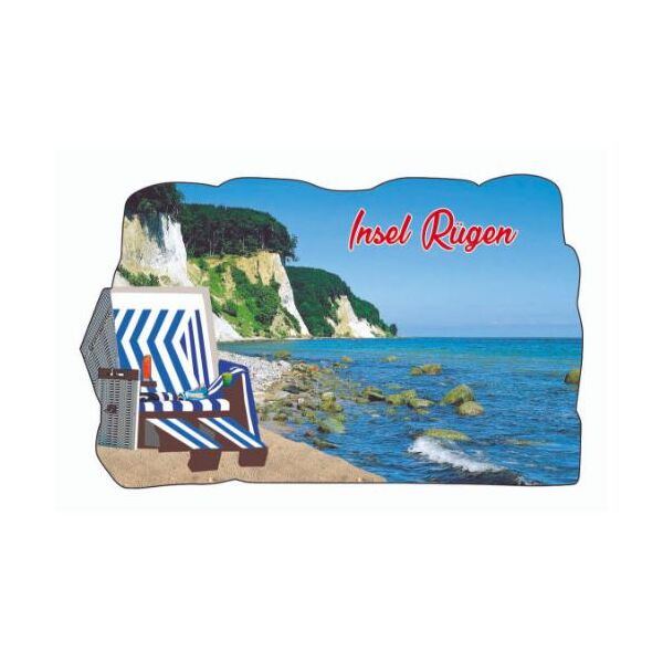 Insel Rügen Strandkorb Magnete Motive RUG-1