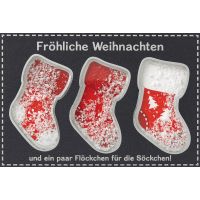 Weihnachten Glückwunschkarte mit Umschlag Shake-Card...