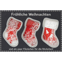 Weihnachten Glückwunschkarte mit Umschlag Shake-Card...