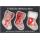 Weihnachten Glückwunschkarte mit Umschlag Shake-Card Socken Schnee Fröhliche Weihnachten