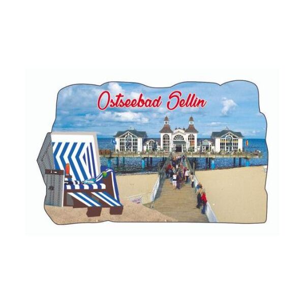 Sellin auf Rügen Strandkorb Magnete Motive SEL-1