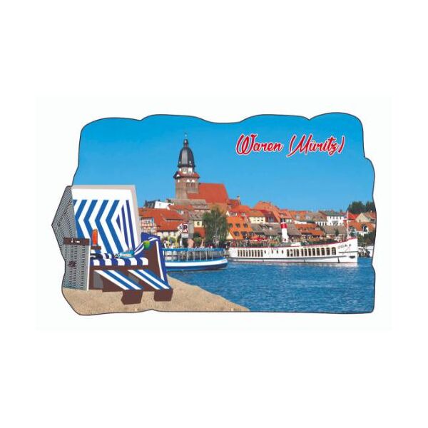 Waren Strandkorb Magnete Motive WAR-1