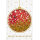 Weihnachten Glückwunschkarte mit Umschlag Shake-Card Weihnachtskugel Sterne Frohe Weihnachten