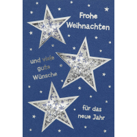 Weihnachten Glückwunschkarte mit Umschlag Shake-Card...