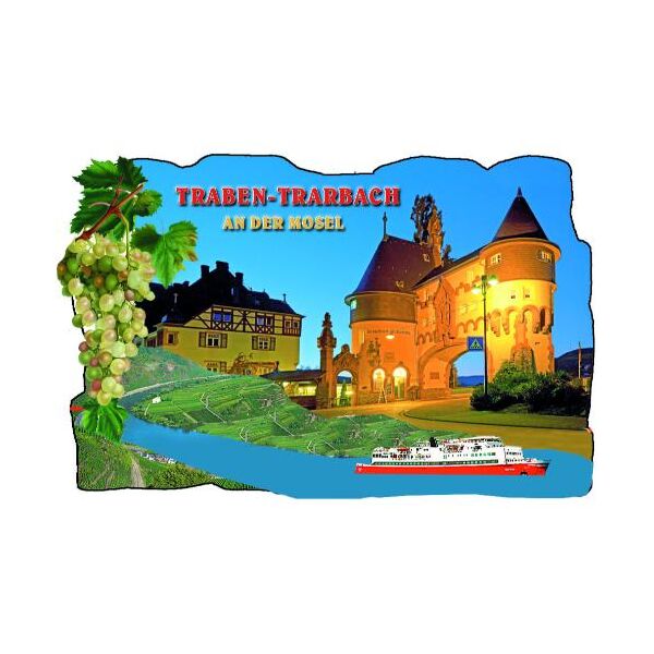 Traben-Trarbach Mosel Magnete Motive TRAB-01 Reliefmagnet