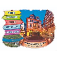 Bernkastel-Kues an der Mosel Wegweiser Magnet Marktplatz...