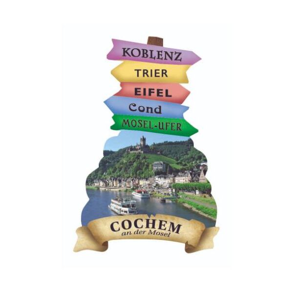 Cochem an der Mosel Wegweiser Magnete Motive COC-1