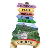 Cochem an der Mosel Wegweiser Magnete Motive COC-2