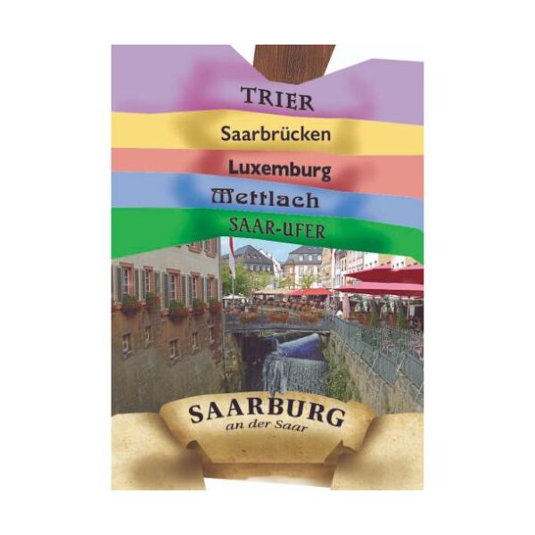 Saarburg an der Saar Wegweiser Magnete Motive SAA-1