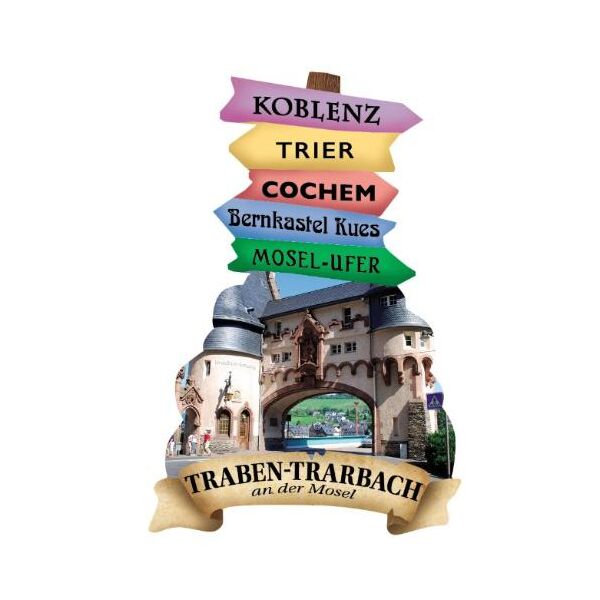 Traben-Trarbach Wegweiser Magnete Motive MAG-WE-12-TRA