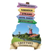 Greetsiel Wegweiser Magnete Motive GRE-1