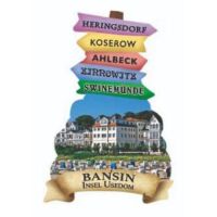 Bansin Wegweiser Magnete Motive BAN-1
