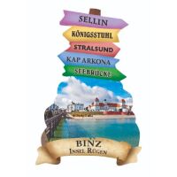 Binz auf Rügen Wegweiser Magnete Motive BIN-1
