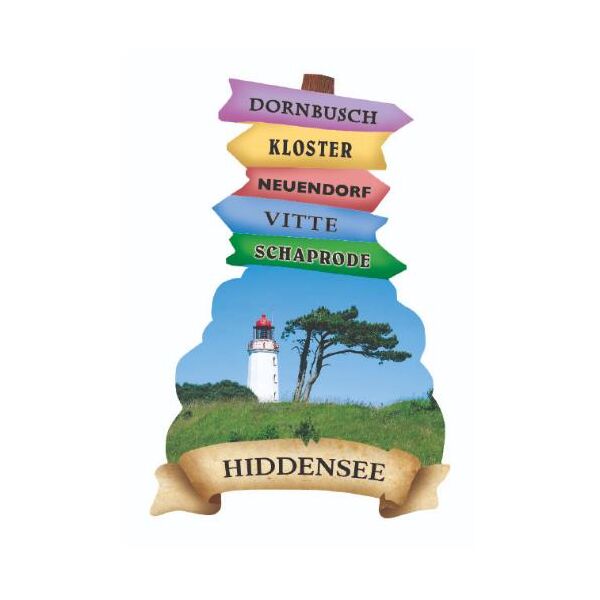 Hiddensee Wegweiser Magnete Motive HID-1