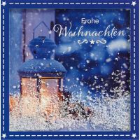 Weihnachten Quadratische Glückwunschkarte mit...
